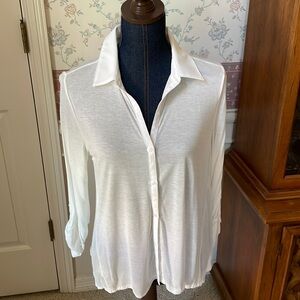 Ann Taylor Off White Blouse